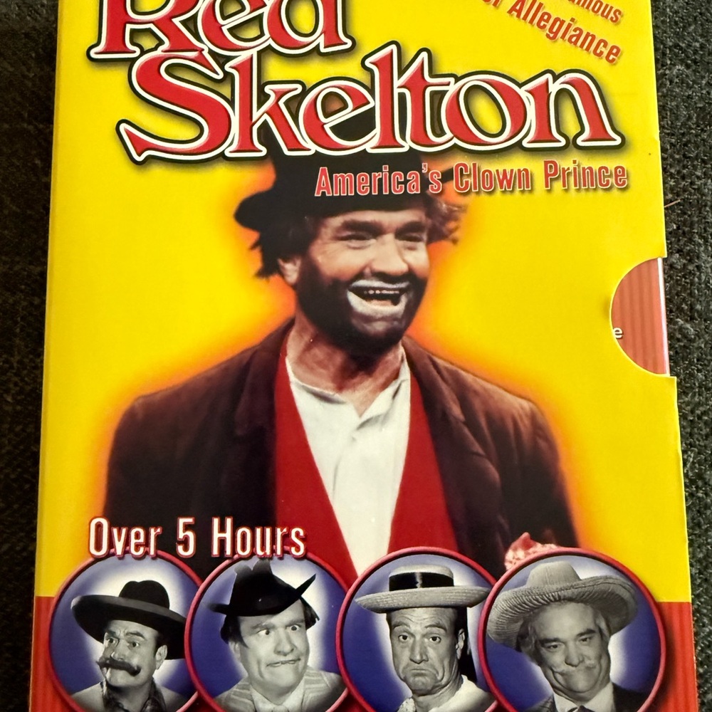 Red Skelton: America's Clown Prince DVD - Yellow Cover